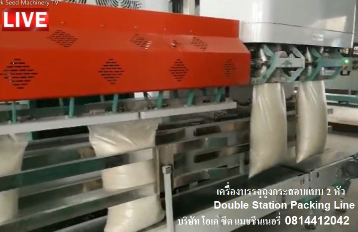 จำหน่ายเครื่องบรรจุถุงสูญญากาศ แบบสองหัว Double Station Vacuum Packing Machine